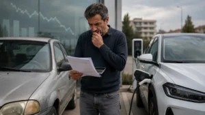 Καταναλωτής συγκρίνει παλιό αυτοκίνητο με ηλεκτρικό και υπολογίζει το πραγματικό κόστος μετάβασης